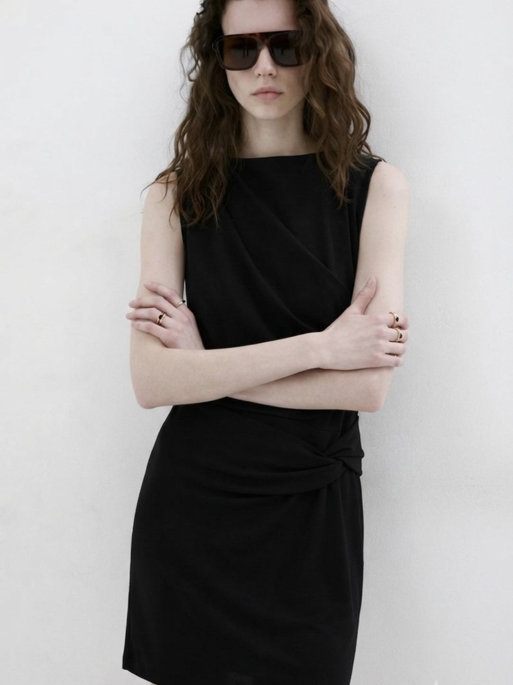 ⭐️Mango Sleeveless Black Mini Dress